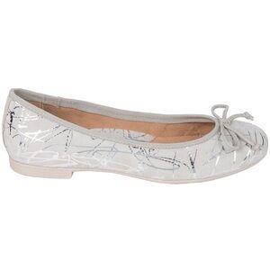 Earth Allegro Grey/Silver Ballet Flat